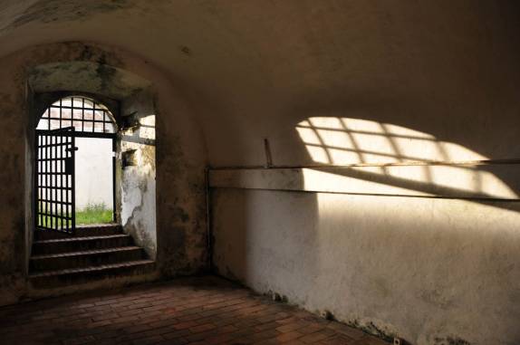 Entrada de alojamento na Fortaleza de São José, em Macapá - AP
